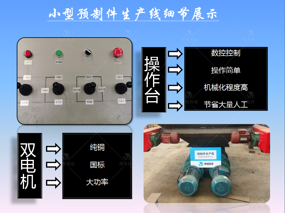 小型預制件生產(chǎn)設(shè)備細節(jié)展示